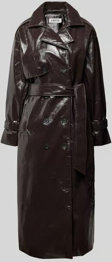 EDITED Trenchcoat met reverskraag model 'Birgit' - Foto 2