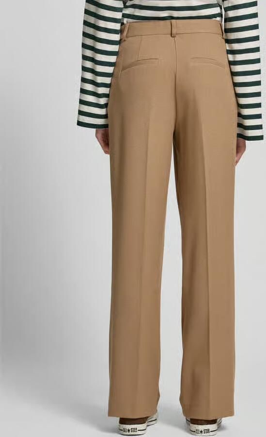 EDITED Straight leg stoffen broek met steekzakken model 'Lavea'