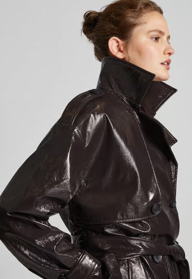 EDITED Trenchcoat met reverskraag model 'Birgit'