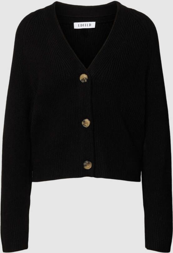EDITED Dames Truien & Vesten Grs Logan Cardigan Zwart - Foto 5