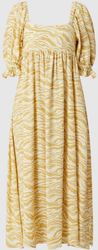 EDITED Maxi-jurk met zebramotief model 'Patricia'