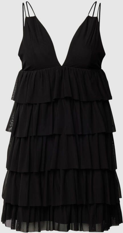 EDITED Mini-jurk met V-hals model 'Zenzi'