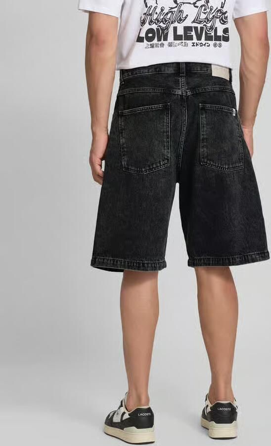 Edwin Flared korte jeans in 5-pocketmodel model 'WORKER'