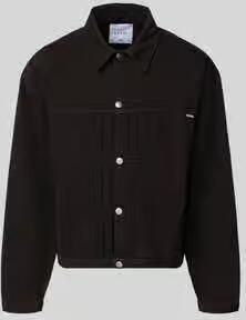 Edwin jeansjack met knoopsluiting model 'FREELAND'