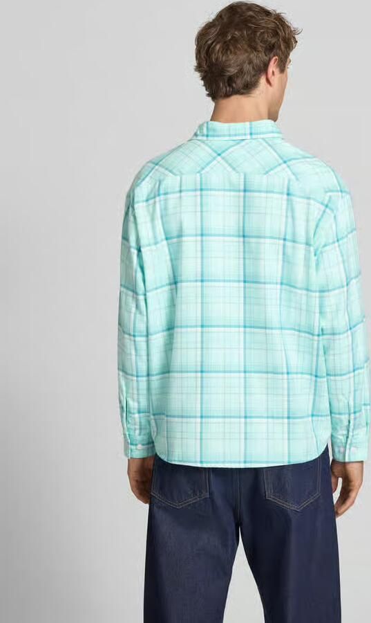 Edwin modern fit vrijetijdsoverhemd met borstzakken model 'ACE' - Foto 2