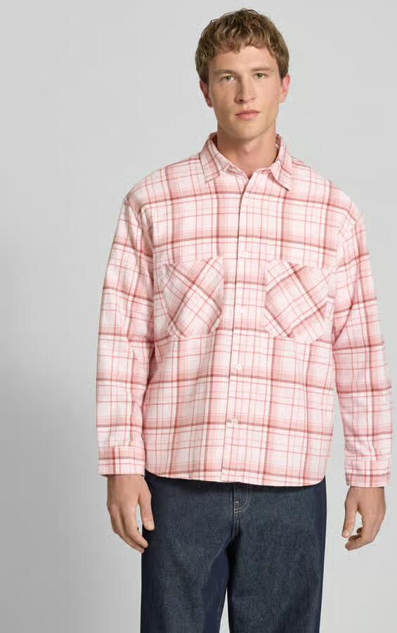 Edwin modern fit vrijetijdsoverhemd met borstzakken model 'ACE' - Foto 2