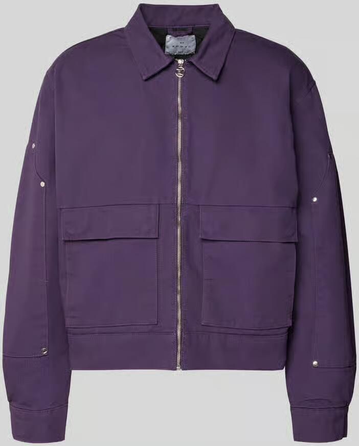Edwin Overhemdjack van wol met klepzakken Model 'DOGMA WORK JACKET' - Foto 2