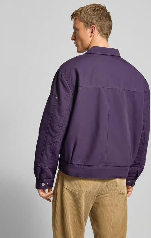 Edwin Overhemdjack van wol met klepzakken Model 'DOGMA WORK JACKET' - Foto 3