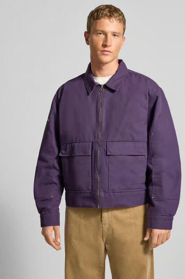 Edwin Overhemdjack van wol met klepzakken Model 'DOGMA WORK JACKET' - Foto 2