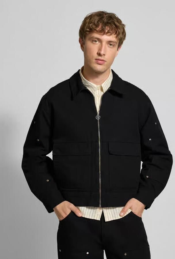 Edwin Overhemdjack van wol met klepzakken Model 'DOGMA WORK JACKET' - Foto 2
