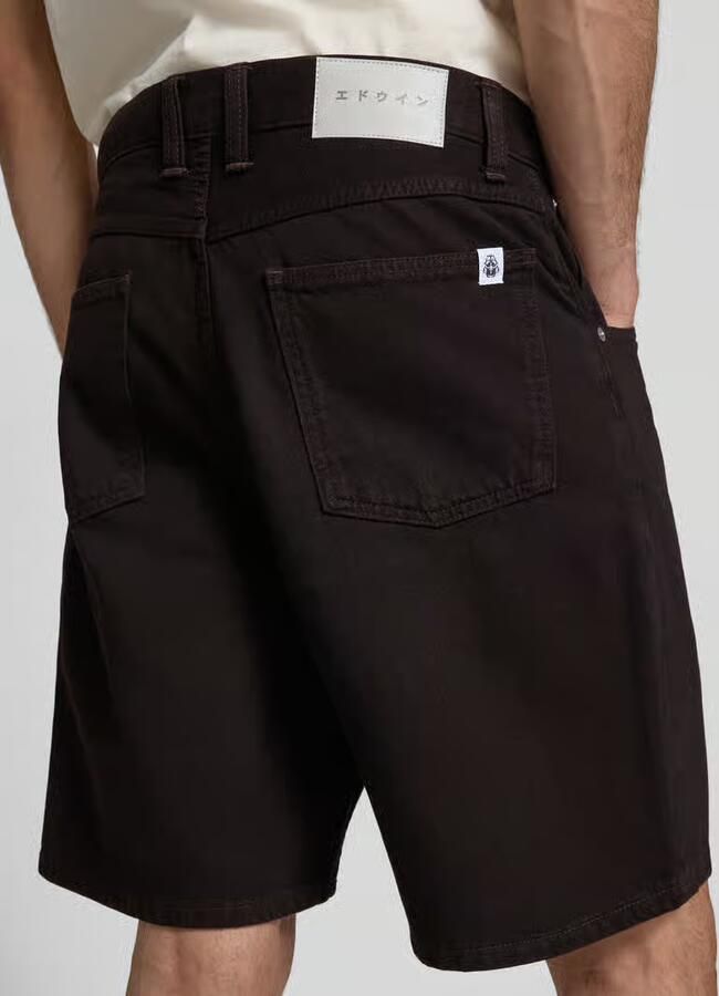 Edwin straight fit shorts in denimlook model 'Tyrell'