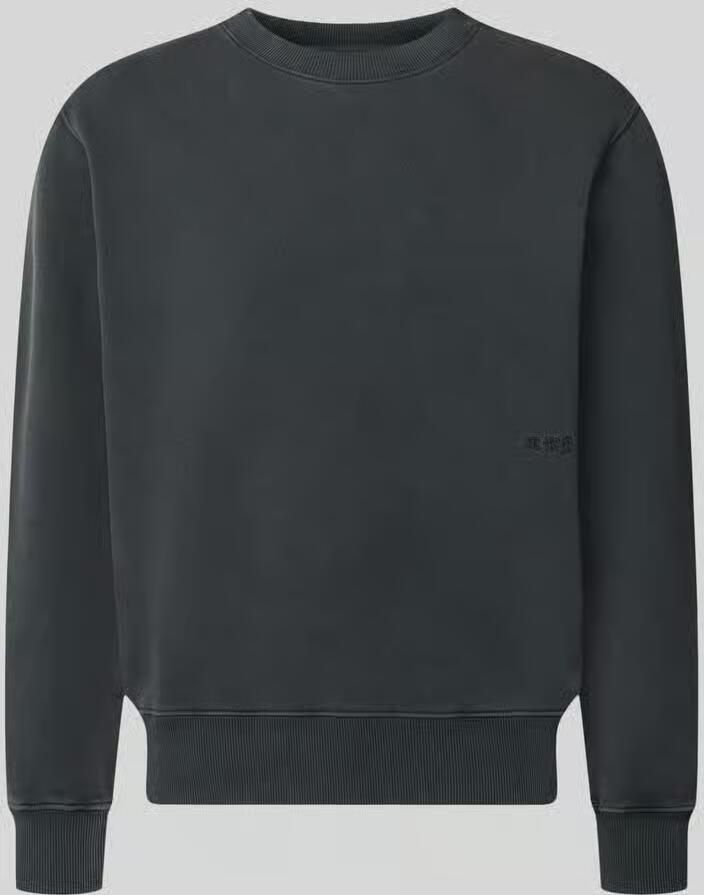 Edwin Sweatshirt van puur katoen met borduursel model 'Axiom'