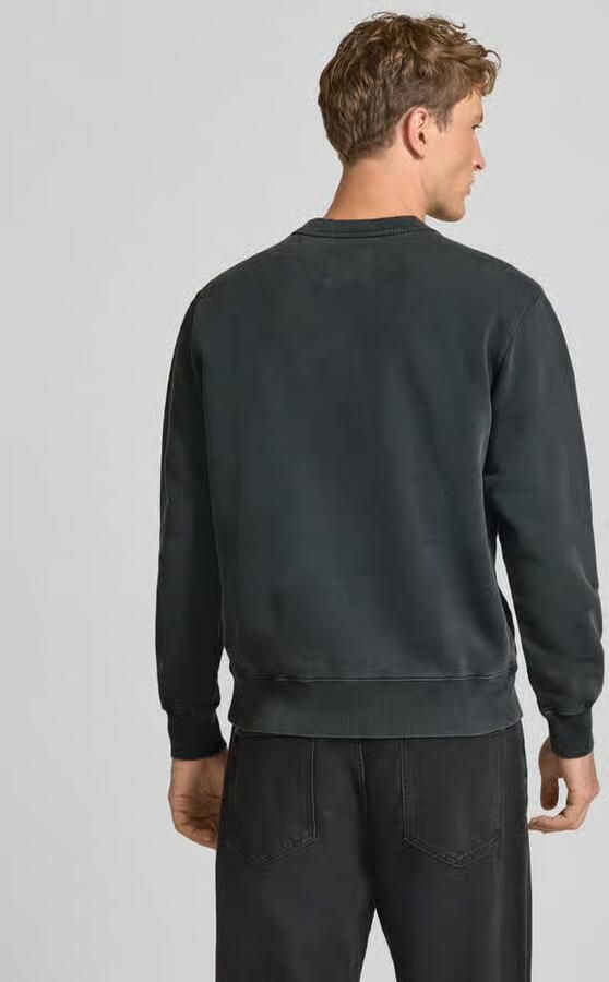 Edwin Sweatshirt van puur katoen met borduursel model 'Axiom' - Foto 3