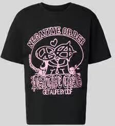 Edwin T-shirt met motiefprint model 'POSITIVE CHAOS'