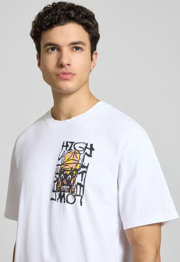 Edwin T-shirt met print model 'HATTY MAN'