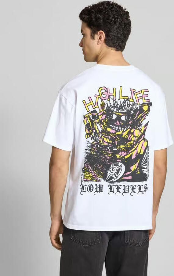 Edwin T-shirt met print model 'HATTY MAN' - Foto 2