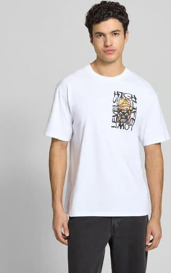Edwin T-shirt met print model 'HATTY MAN' - Foto 3