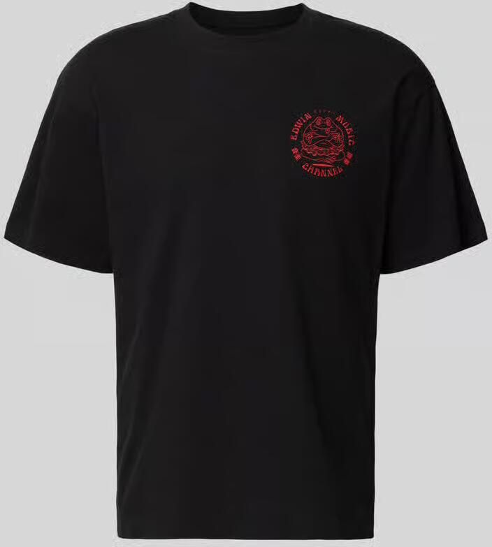 Edwin T-shirt van 100% Katoen Model 'MUSIC CHANNEL'