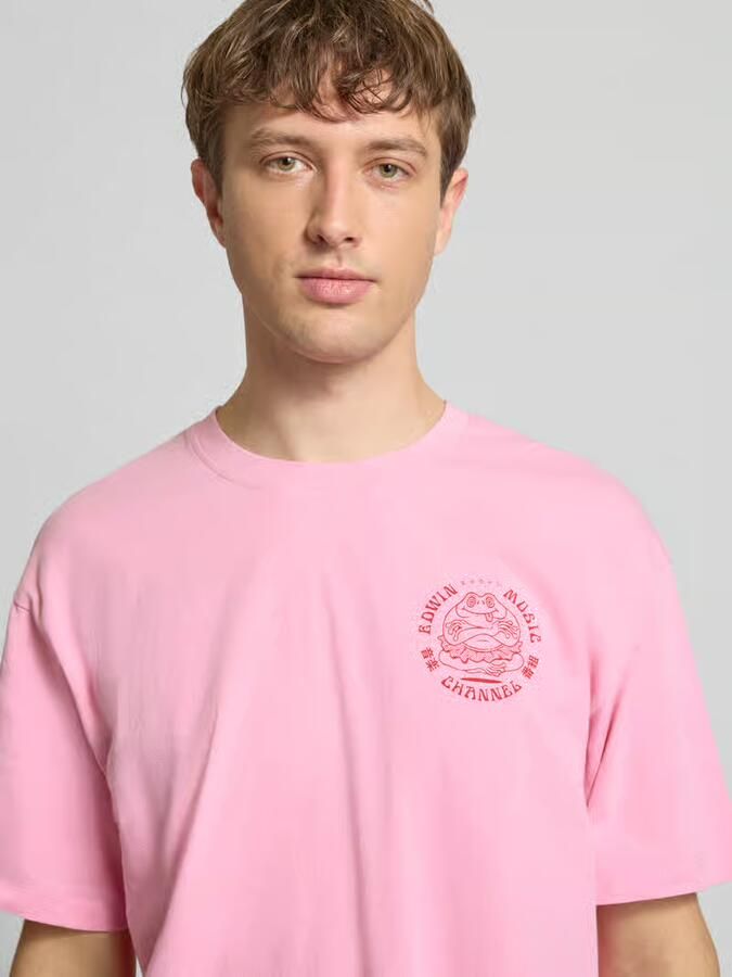 Edwin T-shirt van 100% Katoen Model 'MUSIC CHANNEL' - Foto 2