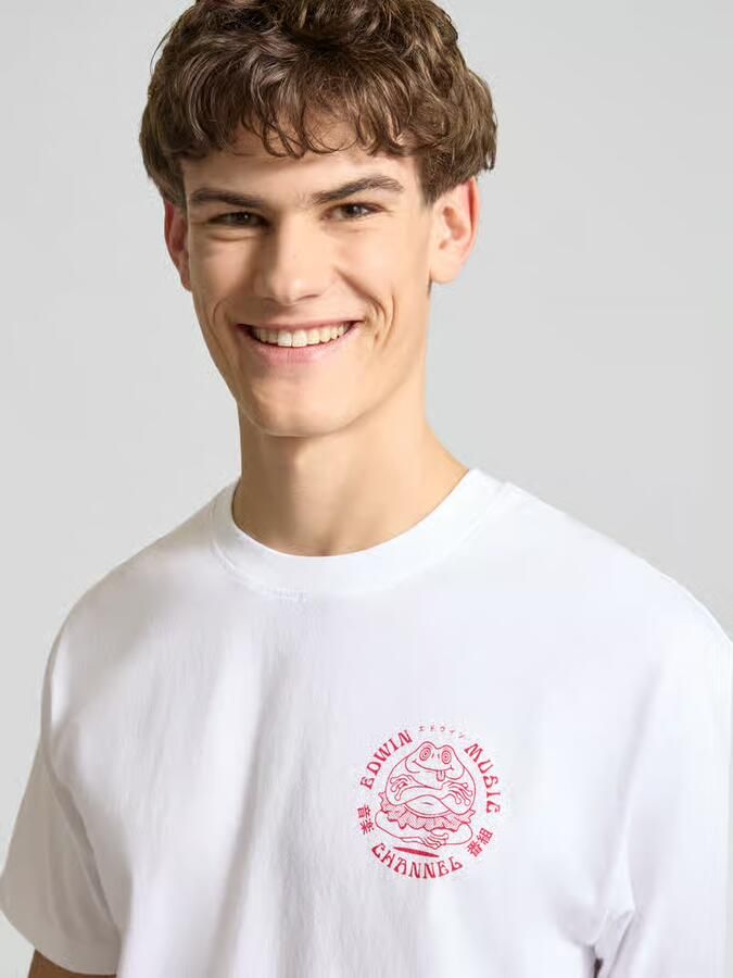 Edwin T-shirt van 100% Katoen Model 'MUSIC CHANNEL' - Foto 2