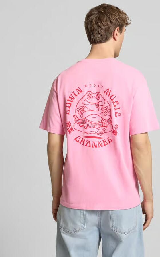 Edwin T-shirt van 100% Katoen Model 'MUSIC CHANNEL' - Foto 2