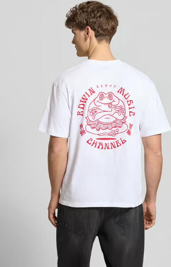 Edwin T-shirt van 100% Katoen Model 'MUSIC CHANNEL' - Foto 2