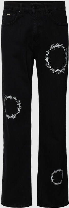 EightyFive 85 Split Carpenter Jeans Spijkerbroeken Kleding black washed maat: 36 beschikbare maaten:30 33 34 36