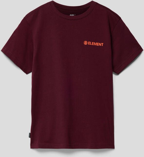Element T-shirt met labelprint model 'BLAZIN'