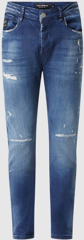 ELIAS RUMELIS Slim fit jeans in used-look
