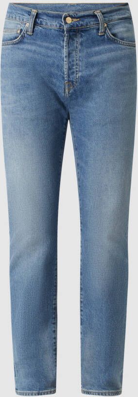 ELIAS RUMELIS Tapered fit jeans in used-look model 'NOEL'