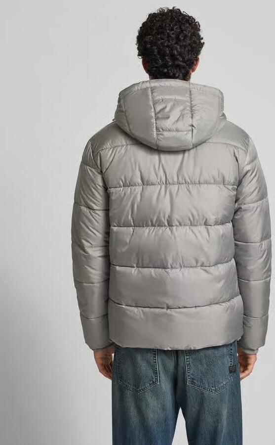 Ellesse Regular fit gewatteerd jack met logostitching model 'Paddero'