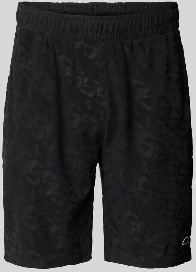 Ellesse Regular fit korte broek met structuurmotief model 'VIZZANO'