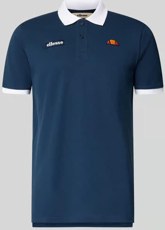 Ellesse regular fit poloshirt met label-stitchings