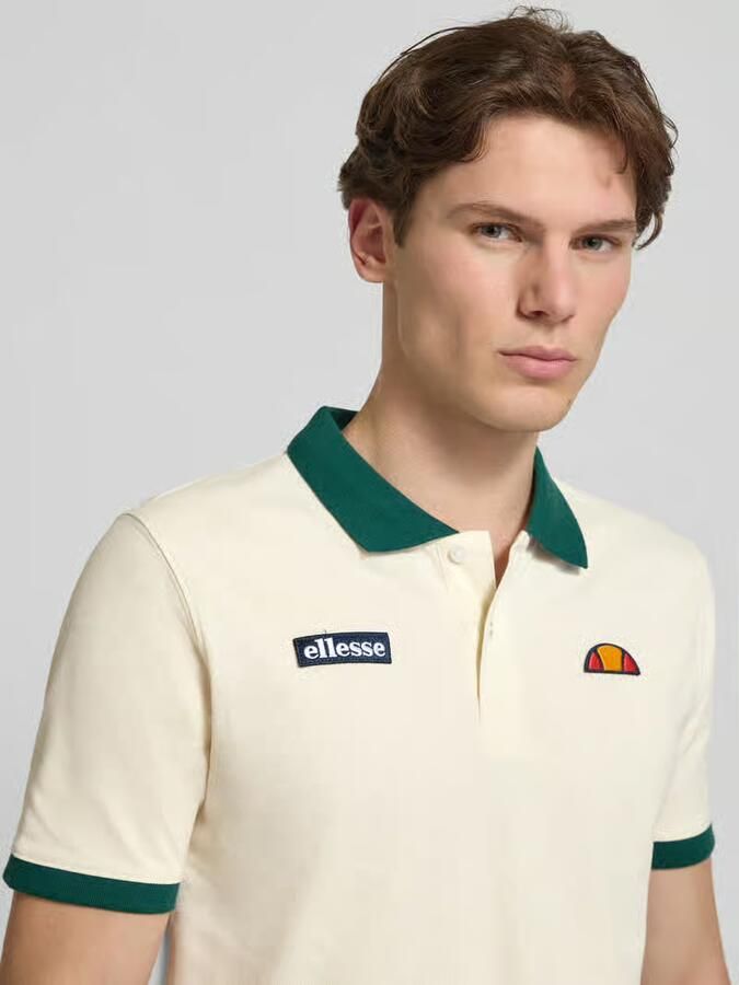 Ellesse regular fit poloshirt met label-stitchings