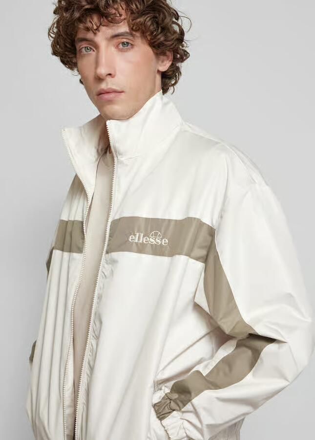 Ellesse Sweatjack met labelstitching model 'ROSSI'