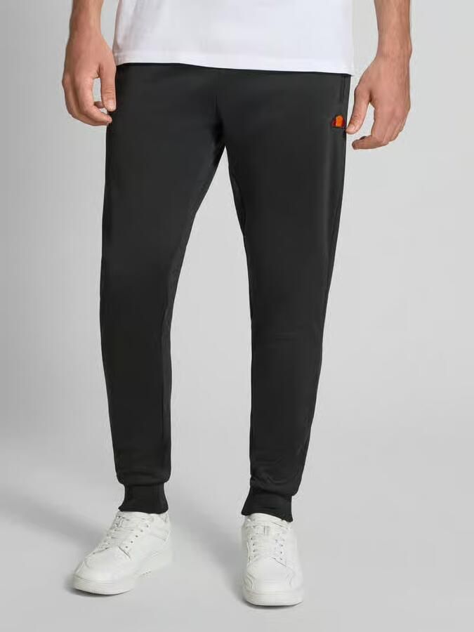Ellesse Tapered fit trainingsbroek met labelbadges model 'BERTONI' - Foto 3