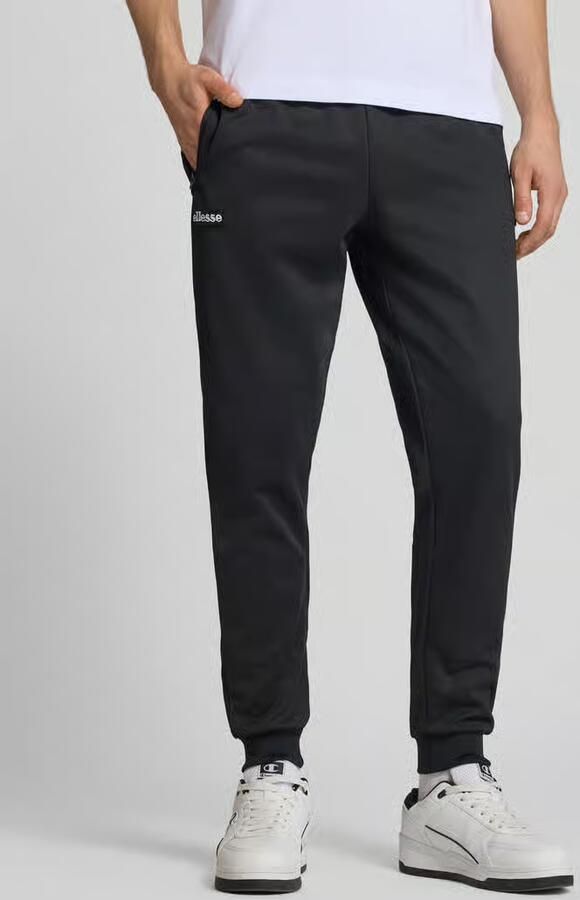 Ellesse Tapered fit trainingsbroek met labelbadges model 'BERTONI' - Foto 7