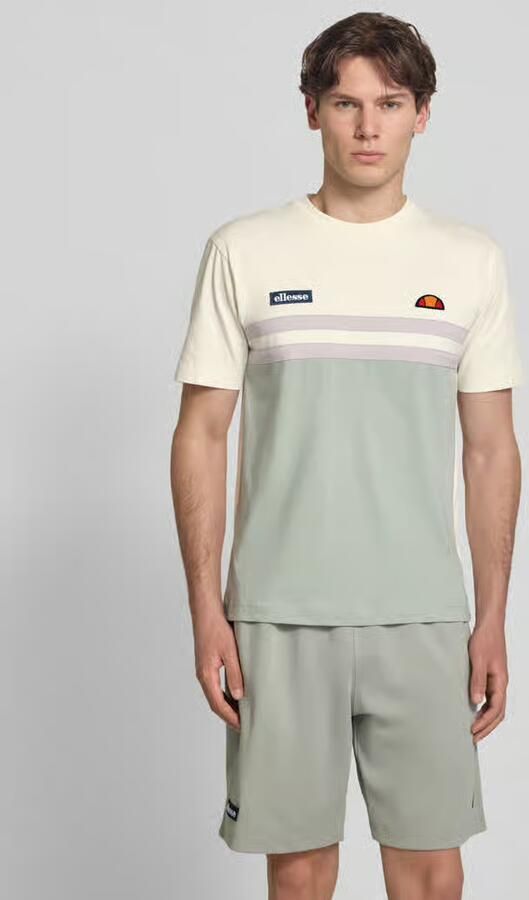 Ellesse T-shirt met label-stitchings en ronde halsuitsnijding - Foto 3