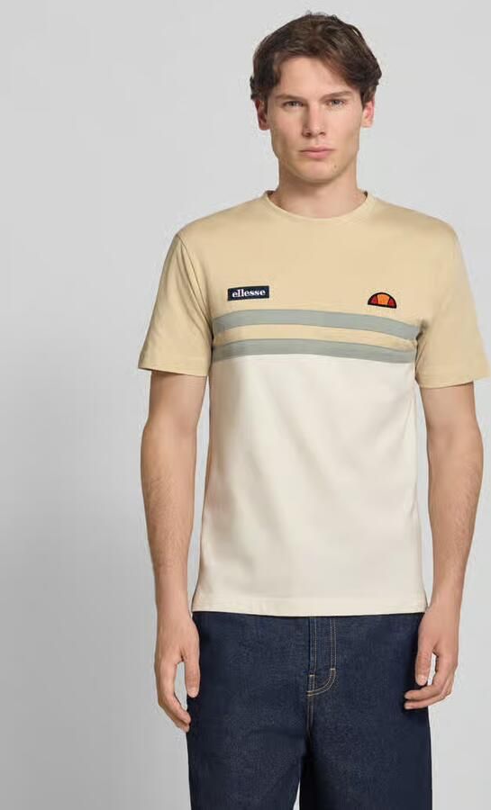 Ellesse T-shirt met label-stitchings en ronde halsuitsnijding - Foto 4