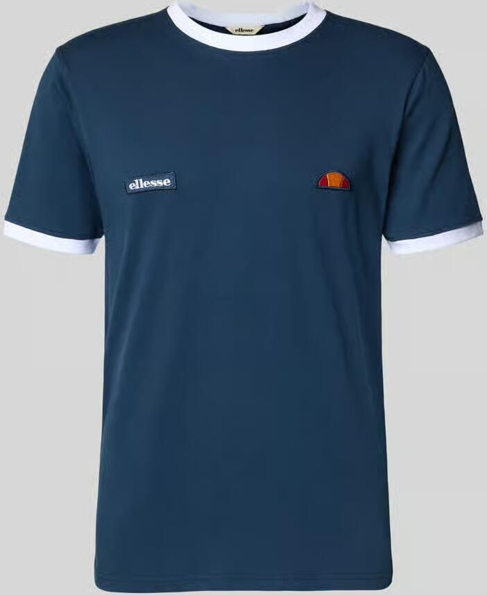 Ellesse T-shirt met logo- en labelpatch model 'RINGETTO' - Foto 2