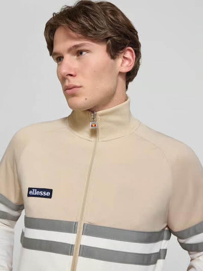Ellesse Trainingsjack met labelpatch en opstaande kraag model 'RIMINI'