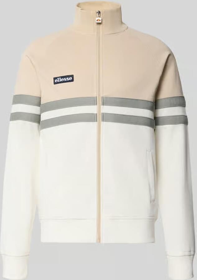 Ellesse Trainingsjack met labelpatch en opstaande kraag model 'RIMINI' - Foto 2