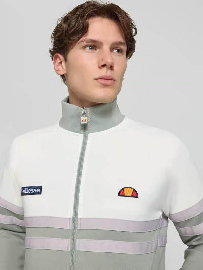 Ellesse Trainingsjack met labelpatch en opstaande kraag model 'RIMINI'