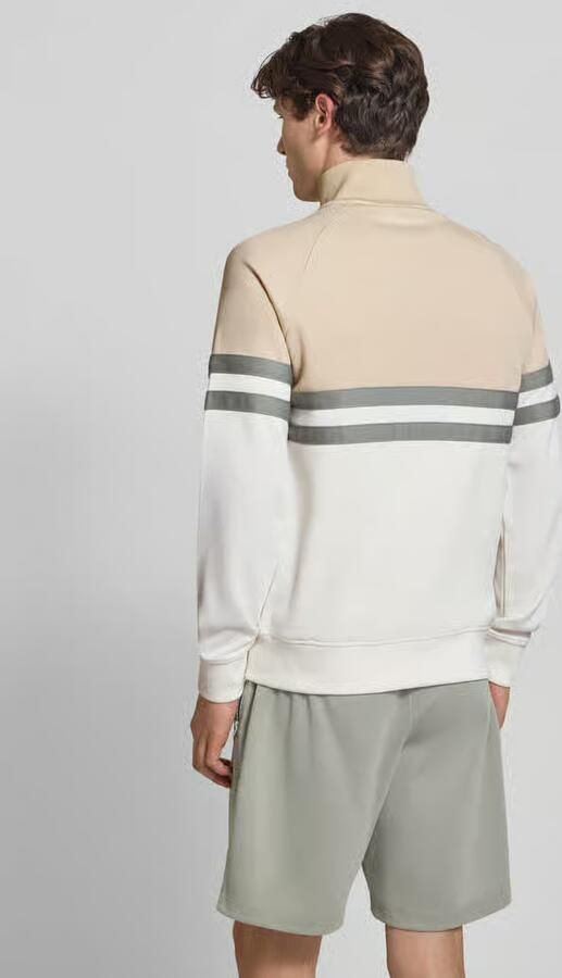 Ellesse Trainingsjack met labelpatch en opstaande kraag model 'RIMINI' - Foto 4