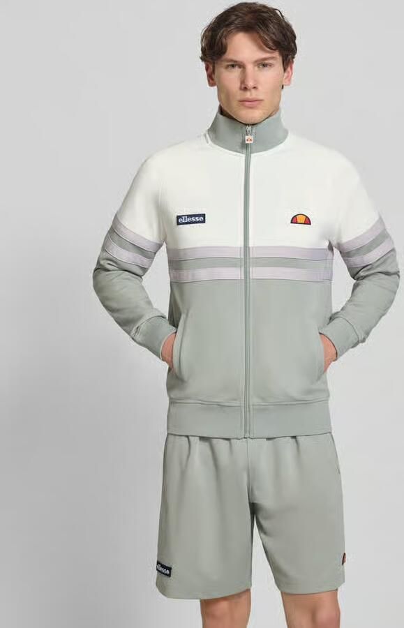Ellesse Trainingsjack met labelpatch en opstaande kraag model 'RIMINI' - Foto 3