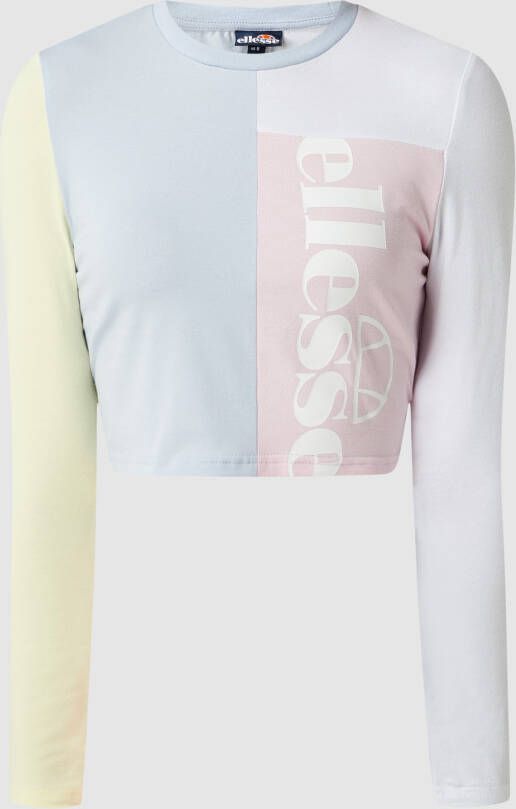 Ellesse Kort shirt met lange mouwen en logo model 'Pomeriggio'