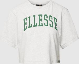 Ellesse Kort T-shirt met labelprint model 'Lanetto'
