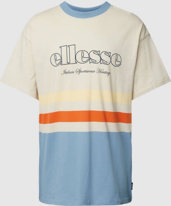 Ellesse T-shirt in colour-blocking-design model 'Scottura'