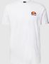 Ellesse Heren Katoenen T-shirt Stijlvol Logo White Heren - Thumbnail 1