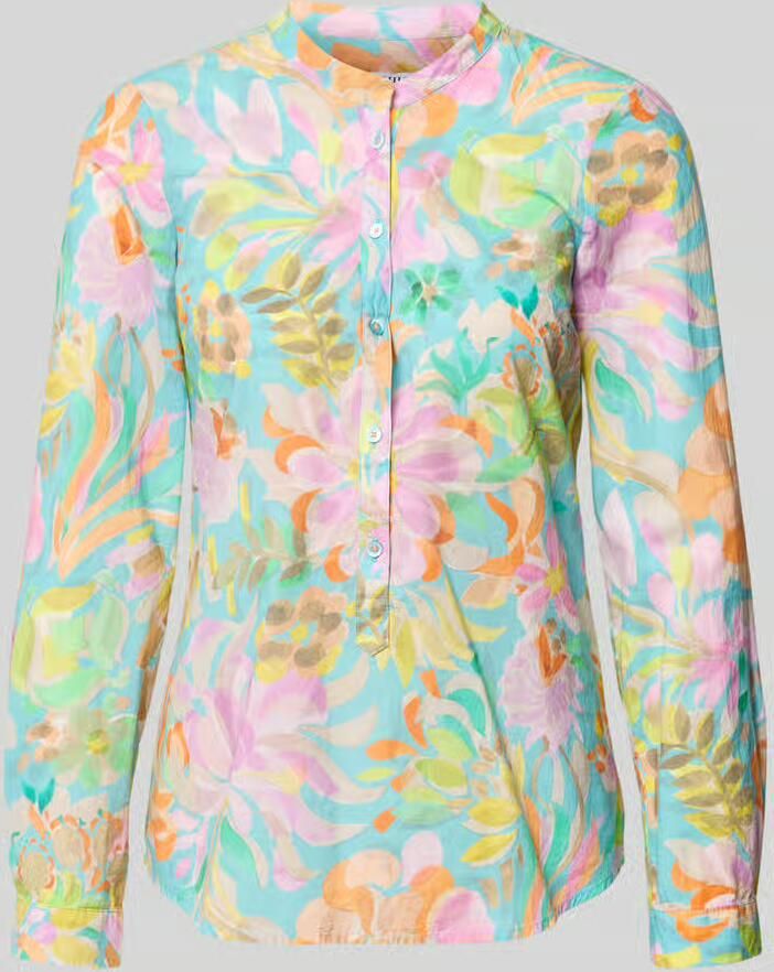 Emily Van den Bergh Blouse met afgeronde zoom en knoopsluiting - Foto 2